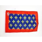Drapeau Comté du Maine 45x30 cm Polyester 100D Cordelettes