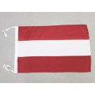 Drapeau Lettonie 45x30 cm | Drapeau letton Polyester 100D Cordelettes