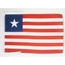 Drapeau Libéria 45x30 cm | Drapeau libérien Polyester 100D Cordelettes