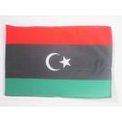 Drapeau Libye 45x30 cm | Drapeau libyen Polyester 100D Cordelettes