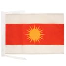Drapeau Yesidi nouveau 45x30 cm Polyester 100D Cordelettes