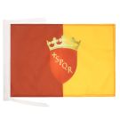 Drapeau Ville de Rome avec armes 45x30 cm Polyester 100D Cordelettes