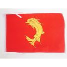 Drapeau Comté de Forez 45x30 cm | Drapeau forézien Polyester 100D Cordelettes