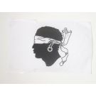 Drapeau Corse ancien avant 1755 45x30 cm Polyester 100D Cordelettes