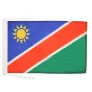 Drapeau Namibie 45x30 cm | Drapeau namibien Polyester 100D Cordelettes