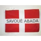 Drapeau Savoie Indépendantiste 45x30 cm Polyester 100D Cordelettes