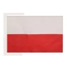 Drapeau Pologne 45x30 cm | Drapeau polonais Polyester 100D Cordelettes