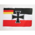 Drapeau Forces armées République de Weimar 45x30 cm Polyester 100D Cordelettes