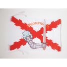 Drapeau Légion Wallonie 45x30 cm Polyester 100D Cordelettes
