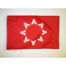 Drapeau Sioux Oglala du Dakota du Sud 45x30 cm Polyester 100D Cordelettes