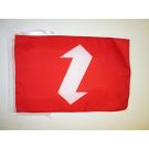 Drapeau Zazas de Turquie 45x30 cm Polyester 100D Cordelettes