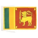 Drapeau Sri Lanka 45x30 cm | Drapeau sri lankais Polyester 100D Cordelettes