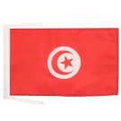 Drapeau Tunisie 45x30 cm | Drapeau tunisien Polyester 100D Cordelettes
