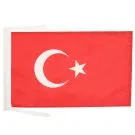 Drapeau Turquie 45x30 cm | Drapeau turc Polyester 100D Cordelettes