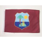 Drapeau Équipe des Indes occidentales 45x30 cm Polyester 100D Cordelettes