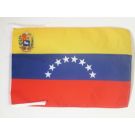 Drapeau Vénézuela 45x30 cm | Drapeau vénézuelien Polyester 100D Cordelettes