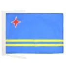 Drapeau Aruba 45x30 cm | Drapeau arubais Polyester 100D Cordelettes