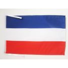 Drapeau Serbie-et-Monténégro 45x30 cm | Drapeau serbe Polyester 100D Cordelettes