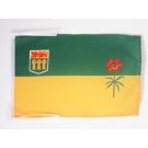 Drapeau Saskatchewan 45x30 cm Polyester 100D Cordelettes