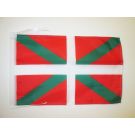 Drapeau Pays Basque 45x30 cm | Drapeau basque Polyester 100D Cordelettes