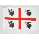 Drapeau Sardaigne 45x30 cm | Drapeau sarde Polyester 100D Cordelettes