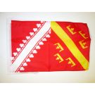 Drapeau Alsace Ancien 45x30 cm | Drapeau alsacien Polyester 100D Cordelettes