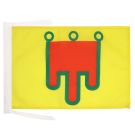 Drapeau Auvergne 45x30 cm | Drapeau auvergnat Polyester 100D Cordelettes