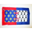 Drapeau Pays de la Loire 45x30 cm | Drapeau ligérien Polyester 100D Cordelettes