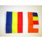 Drapeau Bouddhiste 45x30 cm Polyester 100D Cordelettes