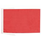 Drapeau Unicolore Rouge 45x30 cm Polyester 100D Cordelettes