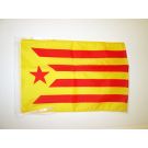Drapeau Catalogne Estelada Vermella 45x30 cm | Drapeau catalan Polyester 100D Cordelettes
