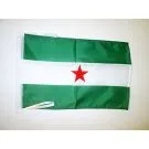 Drapeau Andalousie Arbonaida 45x30 cm | Drapeau andalous Polyester 100D Cordelettes