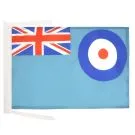 Drapeau Royal Air Force britannique 45x30 cm Polyester 100D Cordelettes