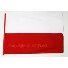 Drapeau Pologne 150x100 cm | Drapeau polonais Tergal Anneaux Plastiques