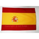 Drapeau Espagne 150x100 cm | Drapeau espagnol Tergal Anneaux Plastiques