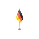 Drapeau de table Prestige Allemagne 22x15 cm Hampe et socle en métal