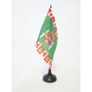 Drapeau de table Province de Cadix 21x14 cm Hampe et socle en plastique noir