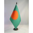 Drapeau de table Bangladesh 21x14 cm Hampe et socle en plastique noir