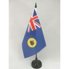 Drapeau de table Australie-Occidentale 21x14 cm Hampe et socle en plastique noir