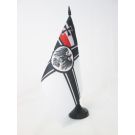 Drapeau de table Allemagne WWI 21x14 cm Hampe et socle en plastique noir