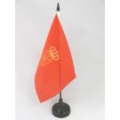 Drapeau de table Navarre 21x14 cm Hampe et socle en plastique noir
