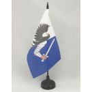 Drapeau de table Connacht 21x14 cm Hampe et socle en plastique noir