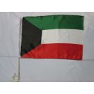 Drapeau de voiture Koweït 45x30 cm