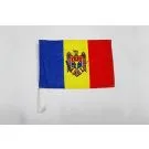 Drapeau de voiture Moldavie 45x30 cm