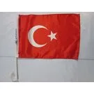 Drapeau de voiture Turquie 45x30 cm