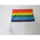 Drapeau de voiture Arc-en-Ciel 45x30 cm