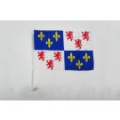 Drapeau de voiture Picardie 45x30 cm
