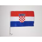 Drapeau de voiture Croatie 45x30 cm