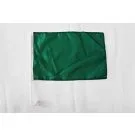Drapeau de voiture Unicolore Vert 45x30 cm