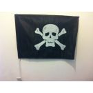 Drapeau de voiture Pirate tête de mort 45x30 cm